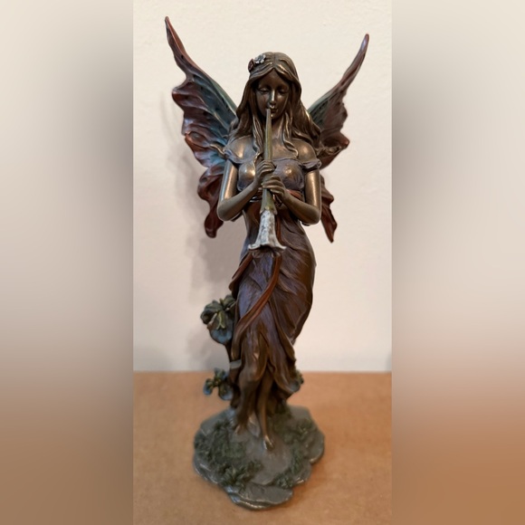 Bronze-Tone Fairy Garden Sculptures Set - Home Art - Picture 8 of 10